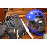 HJC Motorcycle helmet and a Camera and accessories