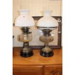 Hinks No.2 Duplex Oil Lamp and a Youngs No.1 Oil Lamp