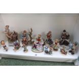 Collection of assorted ceramics inc Capodimonte, Hummel etc