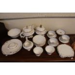 Collection of 19thC Copeland Garrett Porcelain Tea ware and a small collection of Royal Crown