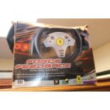 Boxed Force Feedback Racing Wheel