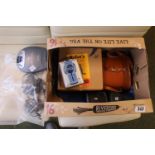 Box of assorted Modern Electricals and bygones