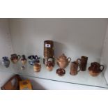 Collection of assorted Doulton Lambeth Vases and Jugs