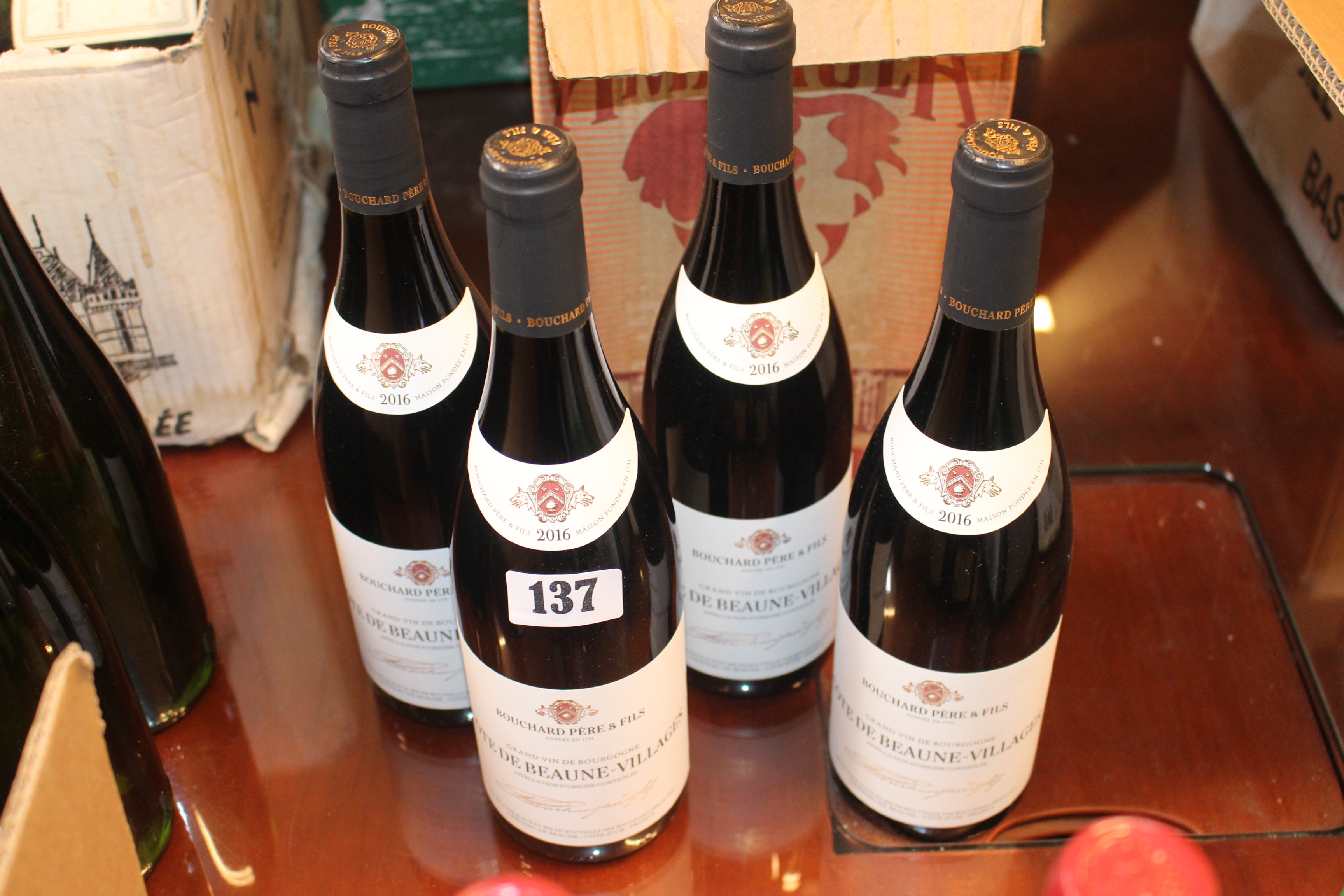 4 Bottles of Bouchard Pere & Fils Cote De Beaune Villages 2016