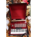 Welmeister Piano accordion in fitted case