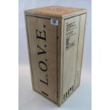 L.O.V.E. Middle Finger Music Box by Seletti Boxed