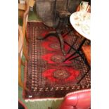 Persian Red ground rug 180 x 125cm