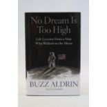 Buzz Aldrin Signed 'No Dream is Too High' with Ken Abraham. with COA from www.signaturedr.co.uk
