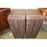 Pair of Modern cabinets with fitted drawer interior