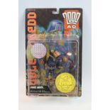 Judge Dredd 2000AD Judge Death 1 of 250 bubble pack figure signed by Co-Creator John Wagner by TM
