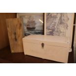 2 Wooden Carpenters chests