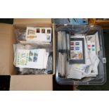 2 Large boxes of British First Day Covers