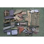 Collection of assorted Webbing equipment inc. Water bottles, Mess Tins etc