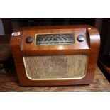 Vintage Ferguson Walnut Cased Radio
