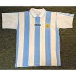 Diego Maradona match worn and signed Jersey Shirt 1994 Argentina Certificate of Authenticity from