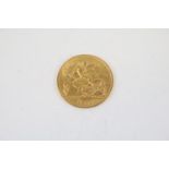 1911 Gold Half Sovereign 3.98g