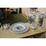 Collection of Portmeirion Botanic Garden table ceramics