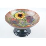 Moorcroft Flambe Anemone Tazza with impressed and signed mark to base