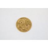 1913 Gold Half Sovereign 3.98g