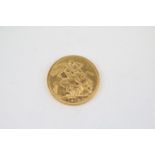 1912 Gold Sovereign 7.98g