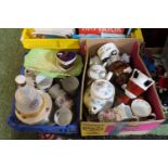 2 Boxes of assorted Ceramics inc. Royal Crown derby, Beswick etc