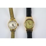 Wintergartens Ltd 9ct Gold wristwatch and a Winco 17 Jewel ladies watch