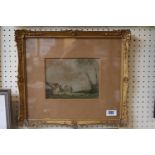 George Mackley marked the backs at Holywell mounted and gesso framed