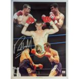 Signed Montage photograph of Ritchie Woodall 41 x 30cm (12 x 16) Certificate of Authenticity -