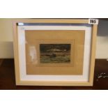 Théodore Rousseau 1812 - 1867; Le Givre' etching mounted framed