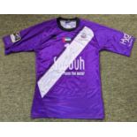 Yousif Al-Ain game worn jersey worn in the UAE Pro League on the season 2009 Errea Brand Size L with