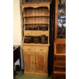 20thC Narrow Pine Dresser