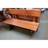 Early 20thC 3 Seater Bench