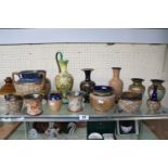 Collection of Royal Doulton mainly Doulton Slaters Vases, Tyg and a 2 Cream Jugs