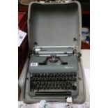 Vintage Olympia Cased Typewriter