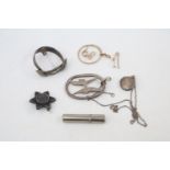Collection of assorted Silver Jewellery inc Brooches, Necklaces etc