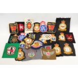 Collection of assorted Sew on badges inc. Olympic Games 1948, RAC, Air Training Corps etc