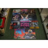 Collection of Vinyl Records to include AC DC, Kiss ZZ Top, Deep Purple etc