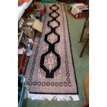 Long Runner floral decorated rug