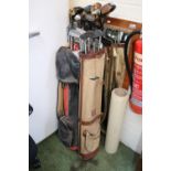 Collection of assorted Golf Clubs