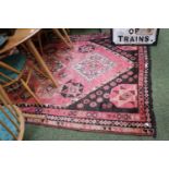 Antique Pakistani Rug of Red ground