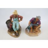 2 Royal Doulton Figurines to include Beachcomber HN 2487 & Thanksgiving HN 2446