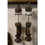 Pair of GWR Brass Wall mounted Carriage Lamps