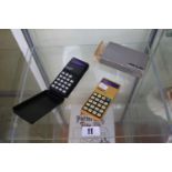 Boxed Sinclair of Cambridge pocket Calculators