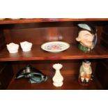 Collection of assorted Ceramics inc. Poole Dolphin, Royal Doulton Happy John