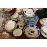 Collection of assorted European ceramics inc. Delft Plates, Noritake etc