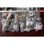Collection of assorted Silver jewellery inc. Rings Bangles, Necklaces