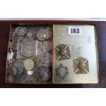 Collection of assorted Coins inc. 1887 SIlver Crown, Medallions etc