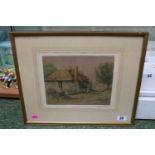 Henry G. Walker (British, 1876-1932) Framed print signed in Pencil