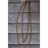 Ladies 9ct Gold necklace 5.9g total weight