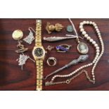 Collection of assorted jewellery and a collection of Diamond and other cut stones